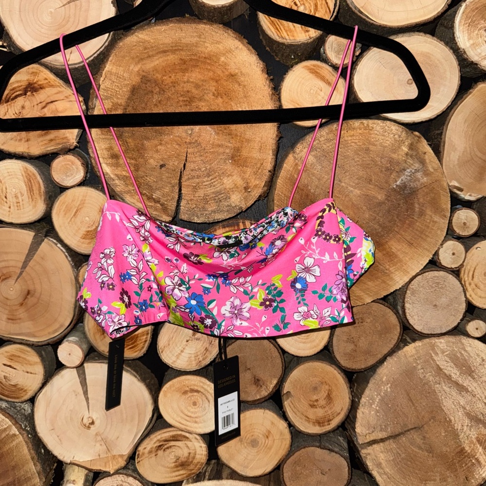 AFRM NWT reversible crop top